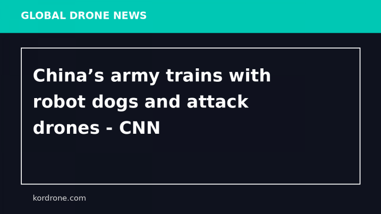 China’s army trains with robot dogs and attack drones - CNN