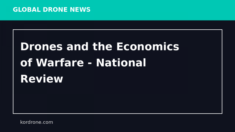 Drones and the Economics of Warfare - National Review