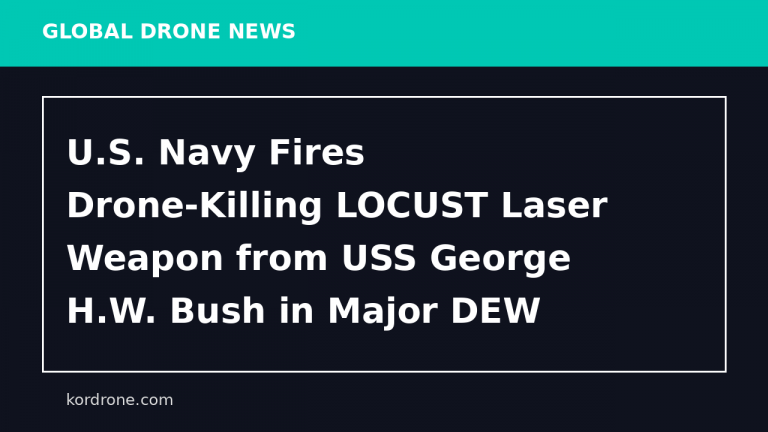 U.S. Navy Fires Drone-Killing LOCUST Laser Weapon from USS George H.W. Bush in Major DEW Milestone - EurAsian Times