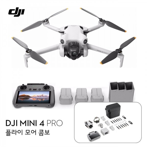 DJI 매빅 미니4 프로 MINI 4 Pro 플라이 모어 콤보 (입문용 촬영용 드론)
