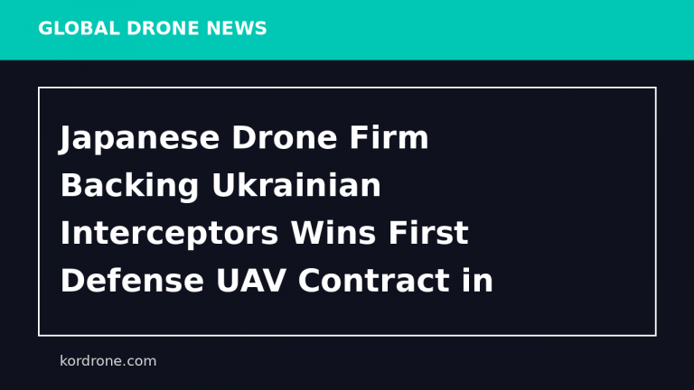 Japanese Drone Firm Backing Ukrainian Interceptors Wins First Defense UAV Contract in Japan - UNITED24 Media