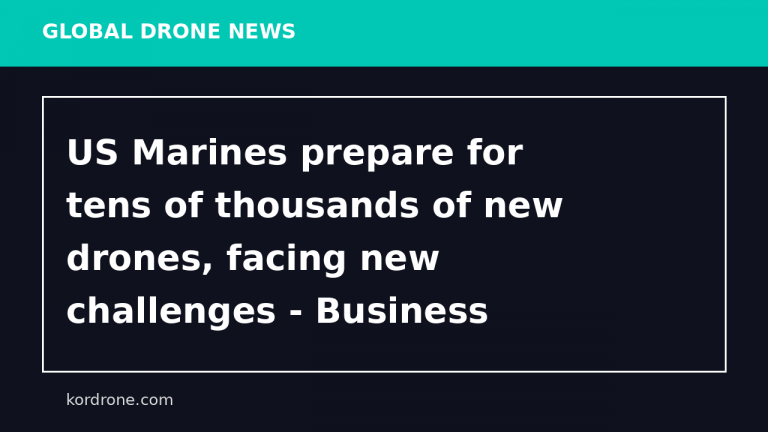 US Marines prepare for tens of thousands of new drones, facing new challenges - Business Insider
