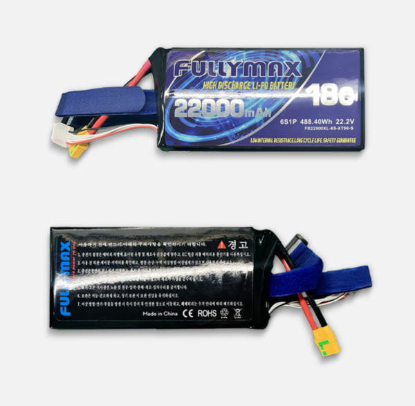 방제드론 배터리 풀리맥스 Lipo 6S 22.2V 22000mAh 18C