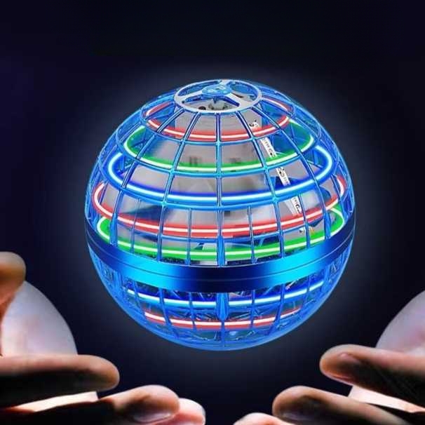 LED 플라잉볼 드론 미니 매직 UFO 장난감 리턴 조명 1개