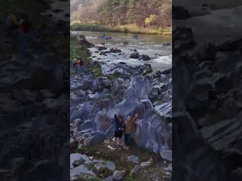 경북 청송군의 백석탄 여행입니다