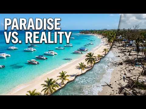 Flying My Drone Over Bayahibe Beach 🏖️ Dominican Republic