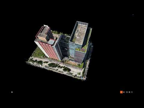 동천동 빌딩 원경촬영 3D 가우시안스플래팅 - Gaussian Splatting