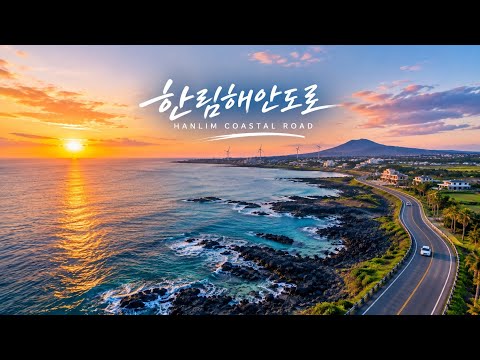 한림해안도로 드론촬영