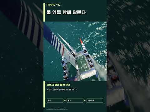 드론으로 촬영한 숨막히는 요트 경기 시점
